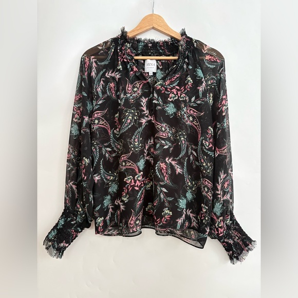 Misa Los Angeles Alexis Top Enchanted Paisley - Picture 2 of 9